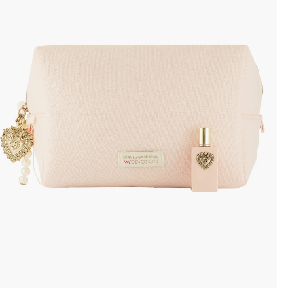 Dolce & Gabbana Pink Cosmetic Bag Set